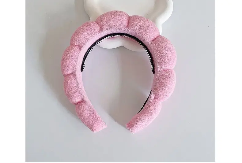 White Cloud Soft Headband with Sponge Twist Design — feature 27