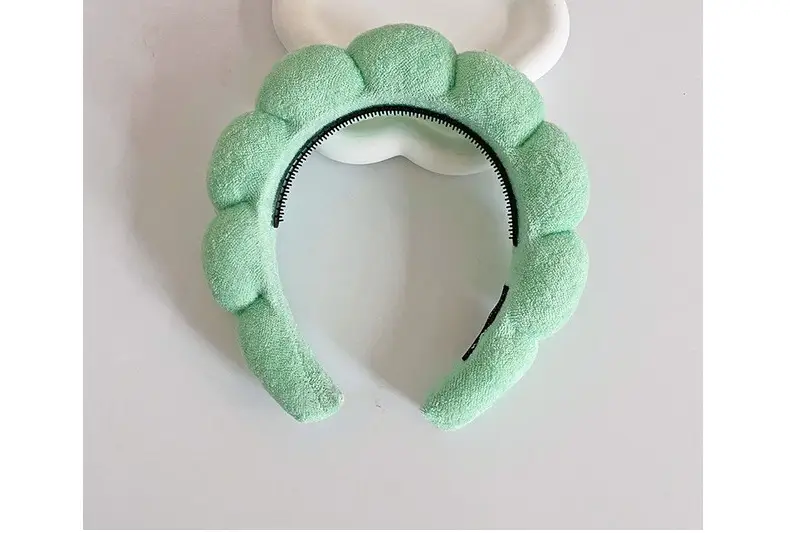 White Cloud Soft Headband with Sponge Twist Design — feature 28