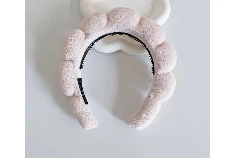 White Cloud Soft Headband with Sponge Twist Design — feature 29