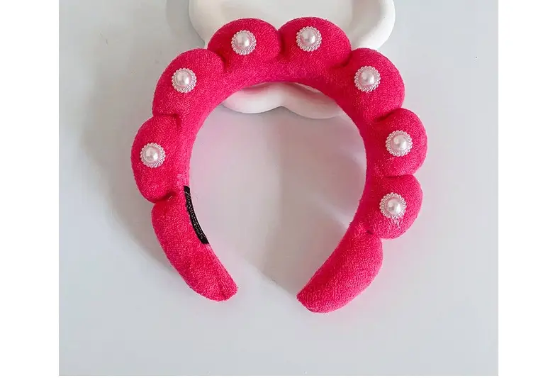 White Cloud Soft Headband with Sponge Twist Design — feature 32