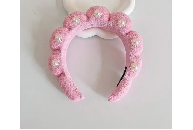 White Cloud Soft Headband with Sponge Twist Design — feature 42