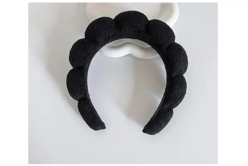 White Cloud Soft Headband with Sponge Twist Design — feature 9