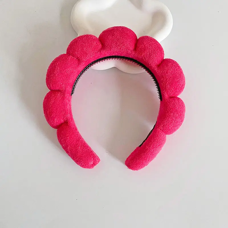 White Cloud Soft Headband with Sponge Twist Design - Image 23