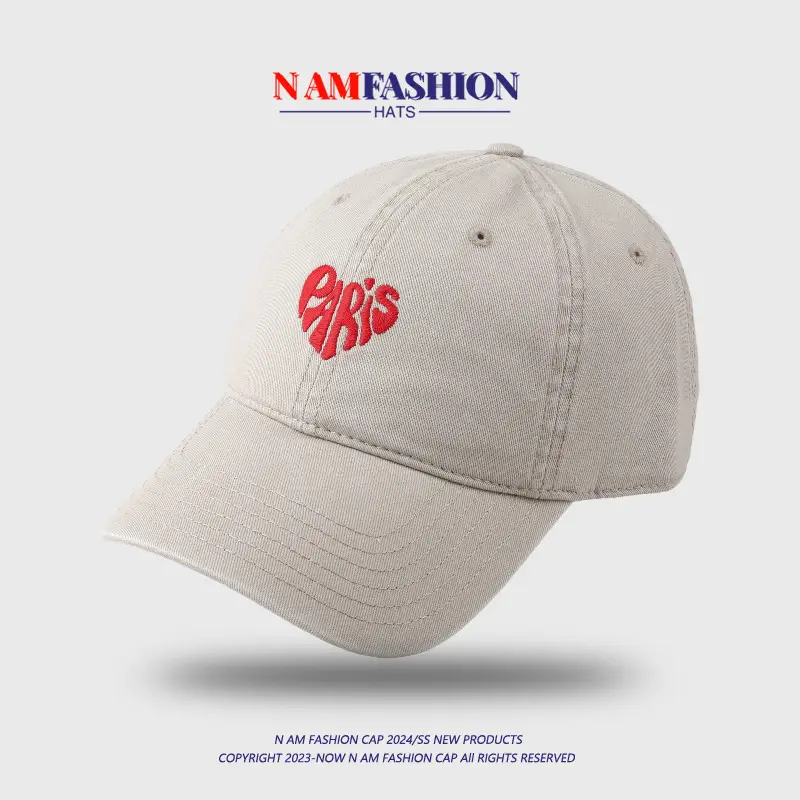Love PARIS Black Embroidered Cap for Women — feature 16
