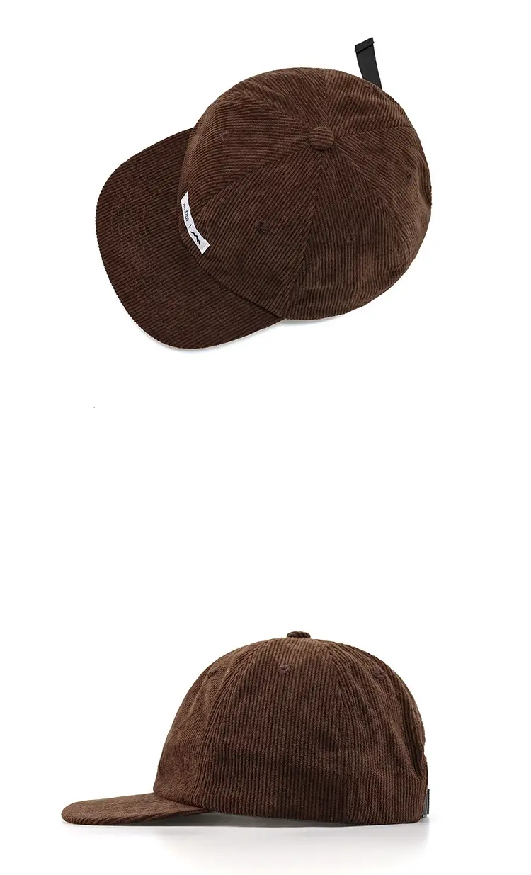 Brown Japanese-Style Baseball Cap for Women — feature 4