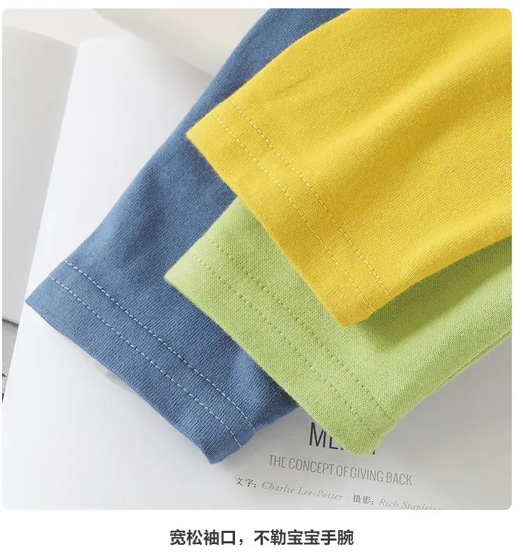 Baby Long Sleeve T-Shirt White Blue Spring Autumn Kids — feature 13