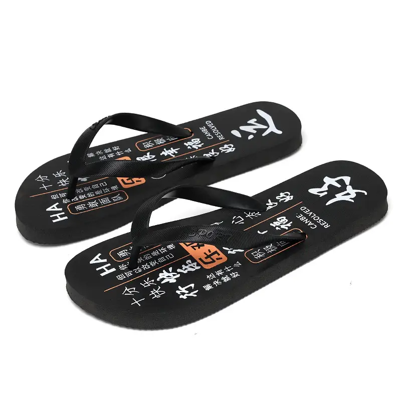 Wholesale Men's Clip Feet Home Flip Flops Summer New Style Outfit Trendy Non-Slip Soft Bottom Deodorant Slippers Beach Shoes - Image 9