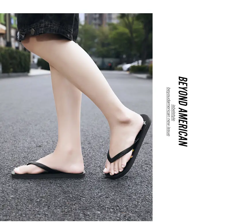 Wholesale Men's Clip Feet Home Flip Flops Summer New Style Outfit Trendy Non-Slip Soft Bottom Deodorant Slippers Beach Shoes — feature 14