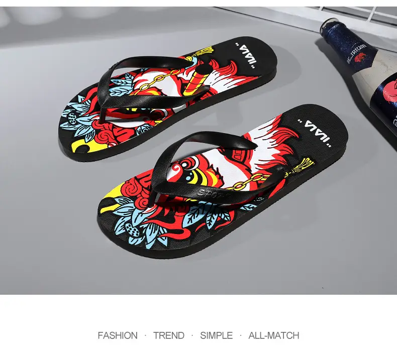 Wholesale Men's Clip Feet Home Flip Flops Summer New Style Outfit Trendy Non-Slip Soft Bottom Deodorant Slippers Beach Shoes — feature 23