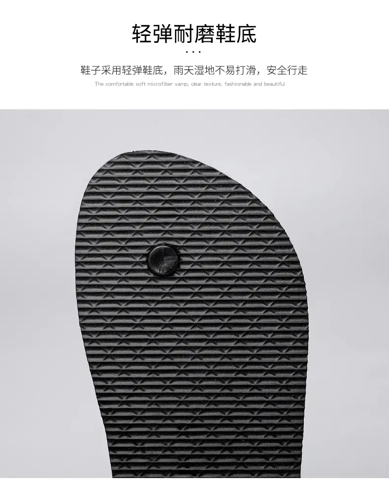 Wholesale Men's Clip Feet Home Flip Flops Summer New Style Outfit Trendy Non-Slip Soft Bottom Deodorant Slippers Beach Shoes — feature 6