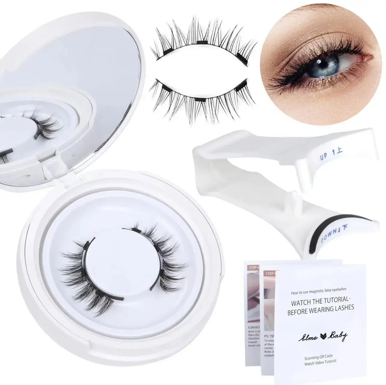 Magnetic False Eyelashes Set for Women