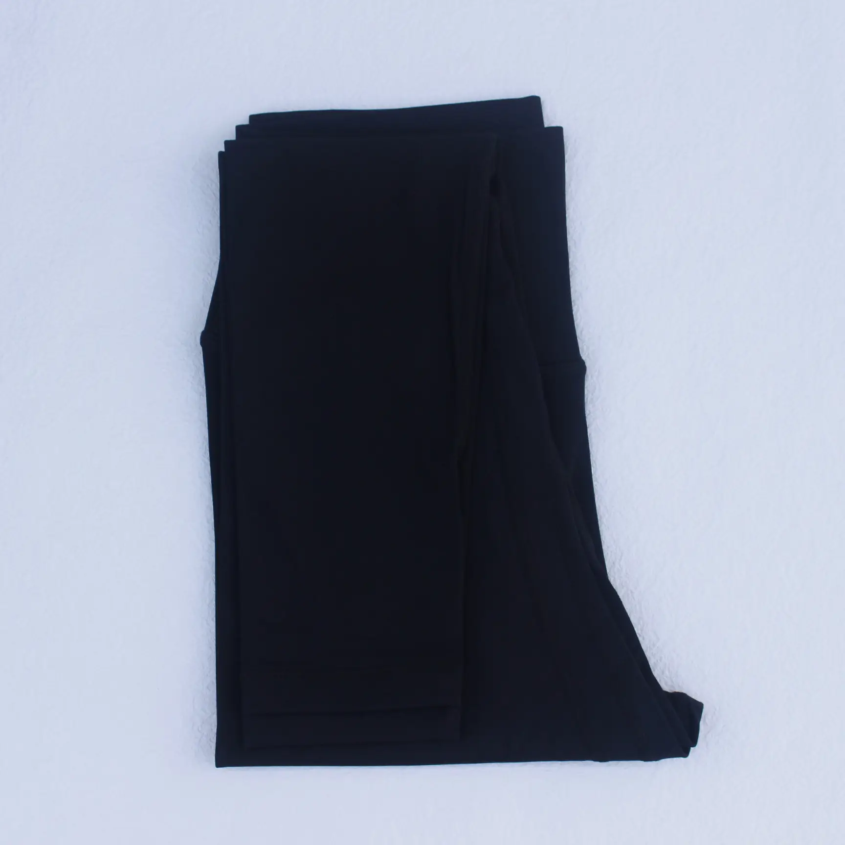 Women Navy High Waist Yoga Leggings Cropped Fit
