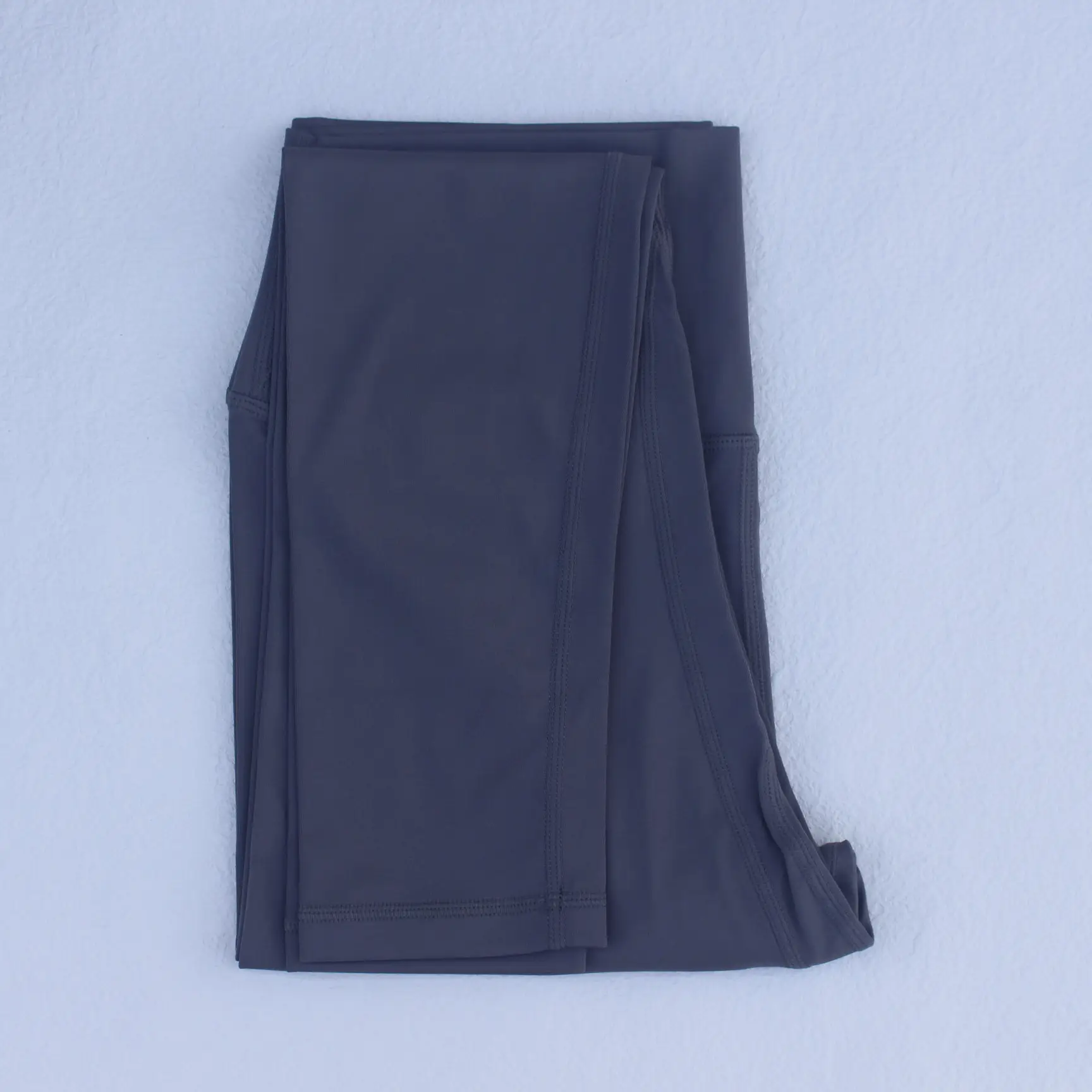Women Navy High Waist Yoga Leggings Cropped Fit