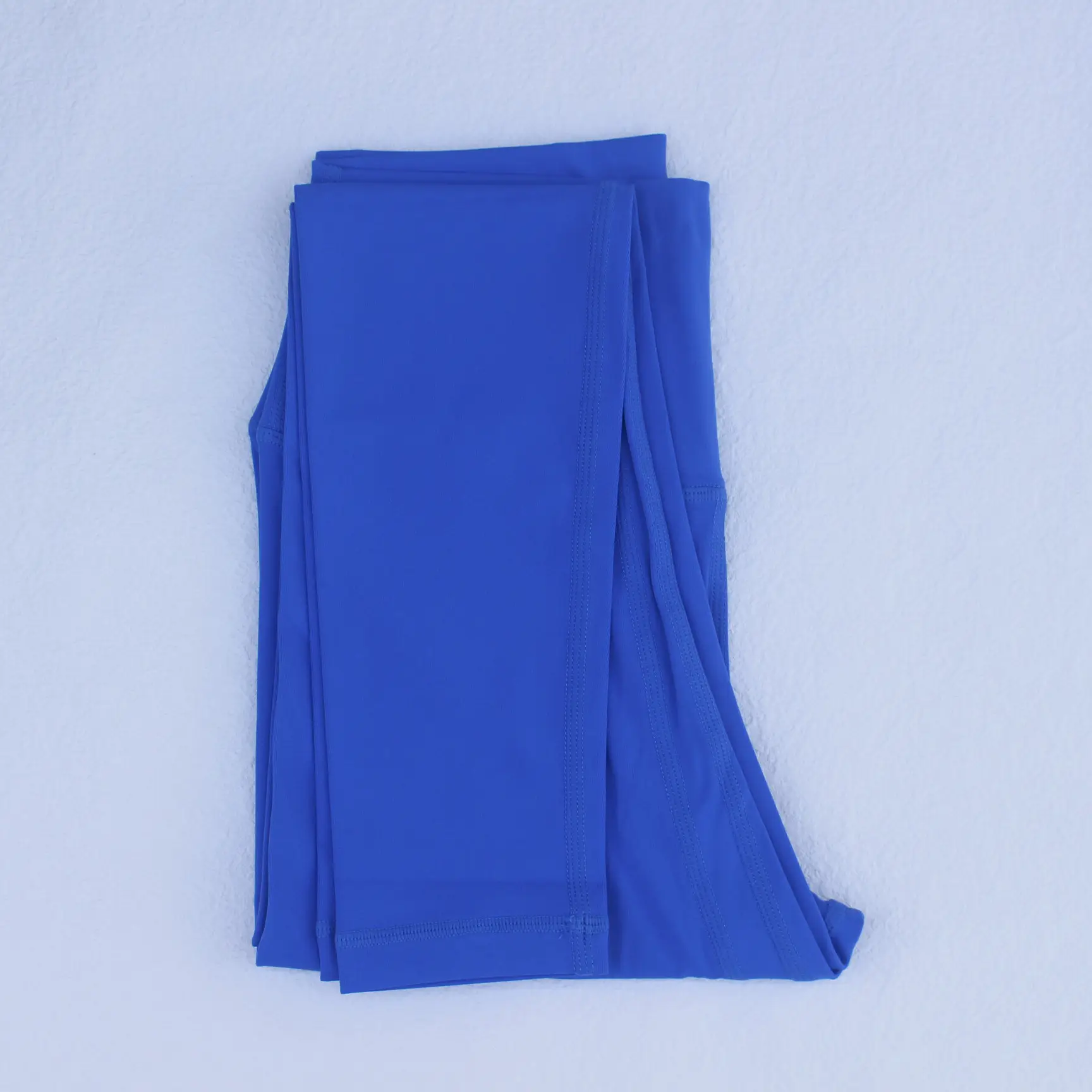 Women Navy High Waist Yoga Leggings Cropped Fit