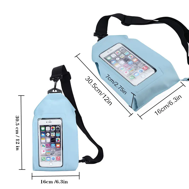 Waterproof PVC Crossbody Bag for Cycling Hiking — feature 10