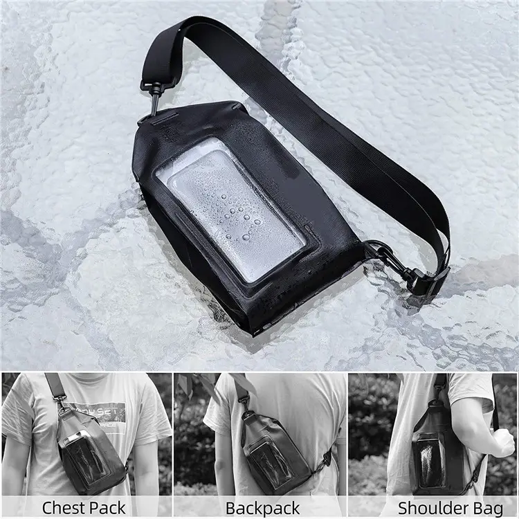 Waterproof PVC Crossbody Bag for Cycling Hiking — feature 15