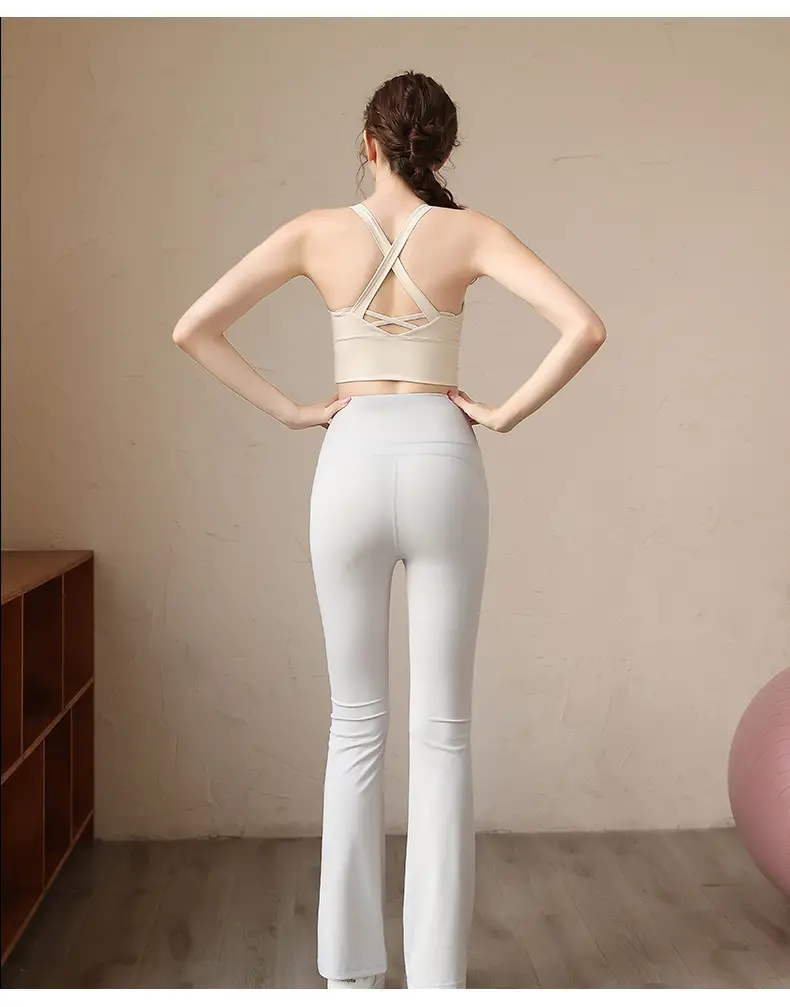 Sports underwear women's shock-proof high-strength nude back running bra fitness vest yoga clothes top outer wear — feature 25