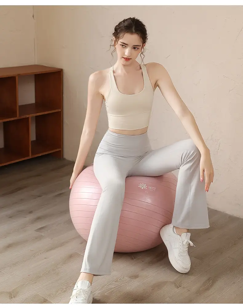 Sports underwear women's shock-proof high-strength nude back running bra fitness vest yoga clothes top outer wear — feature 27