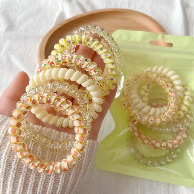 Turquoise Beaded Hair Bands for Women High Elastic - Image 5