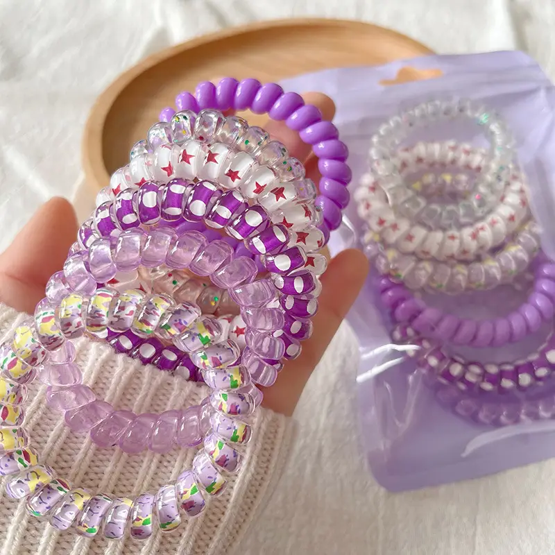 Turquoise Beaded Hair Bands for Women High Elastic - Image 4