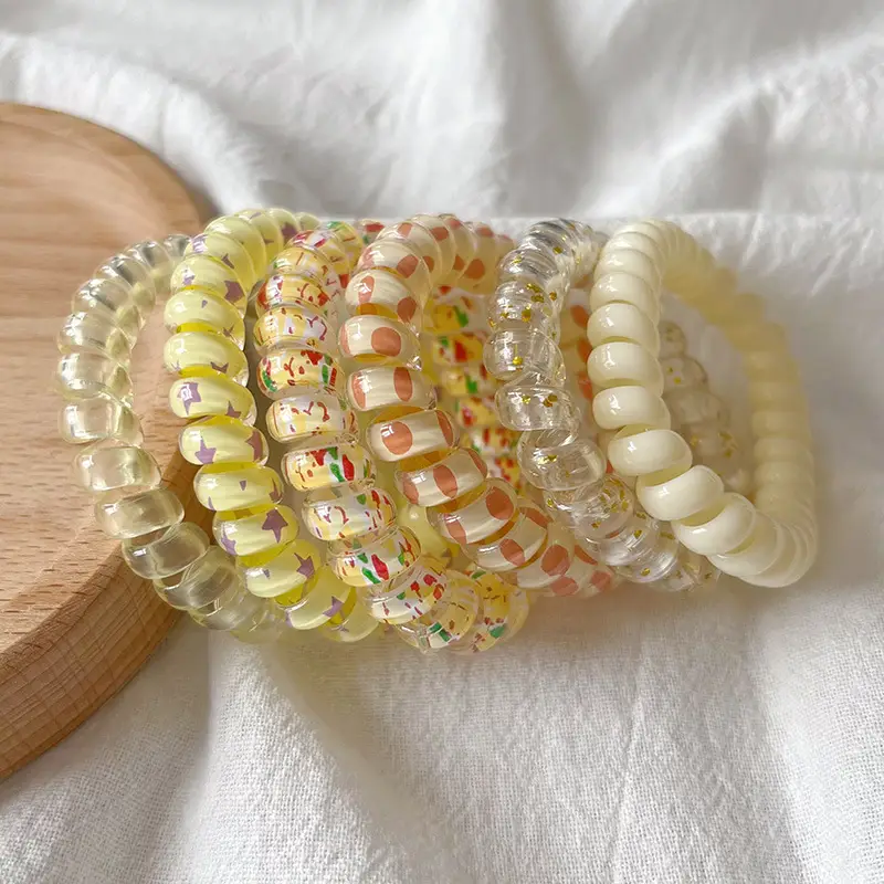 Turquoise Beaded Hair Bands for Women High Elastic — feature 1