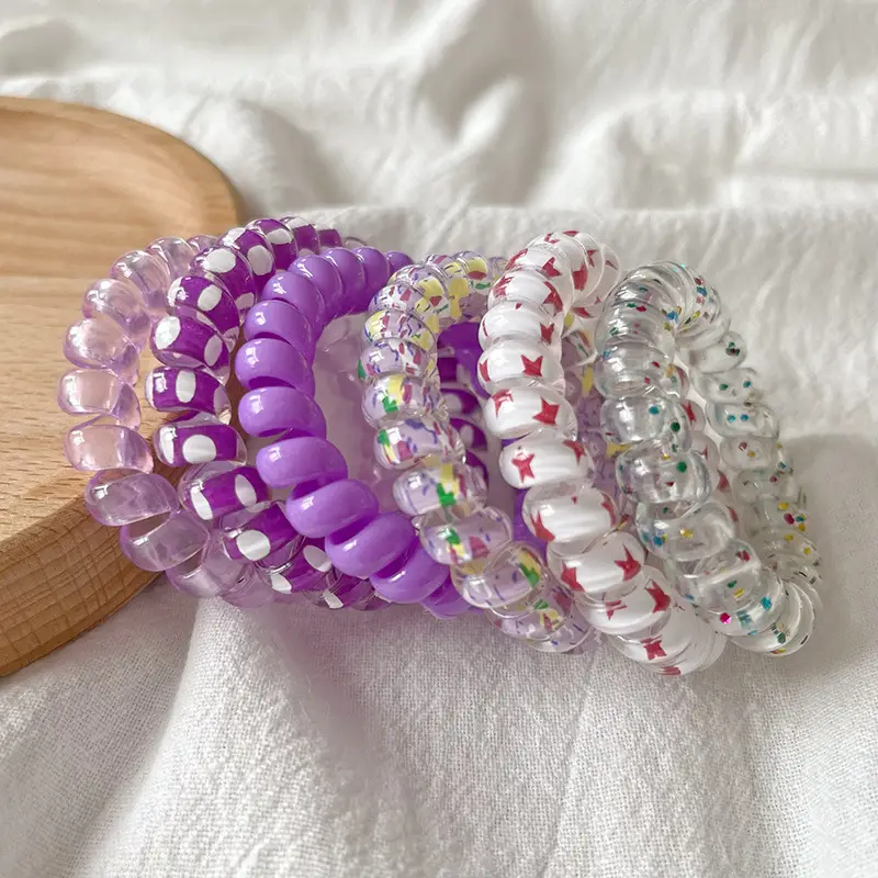 Turquoise Beaded Hair Bands for Women High Elastic — feature 4