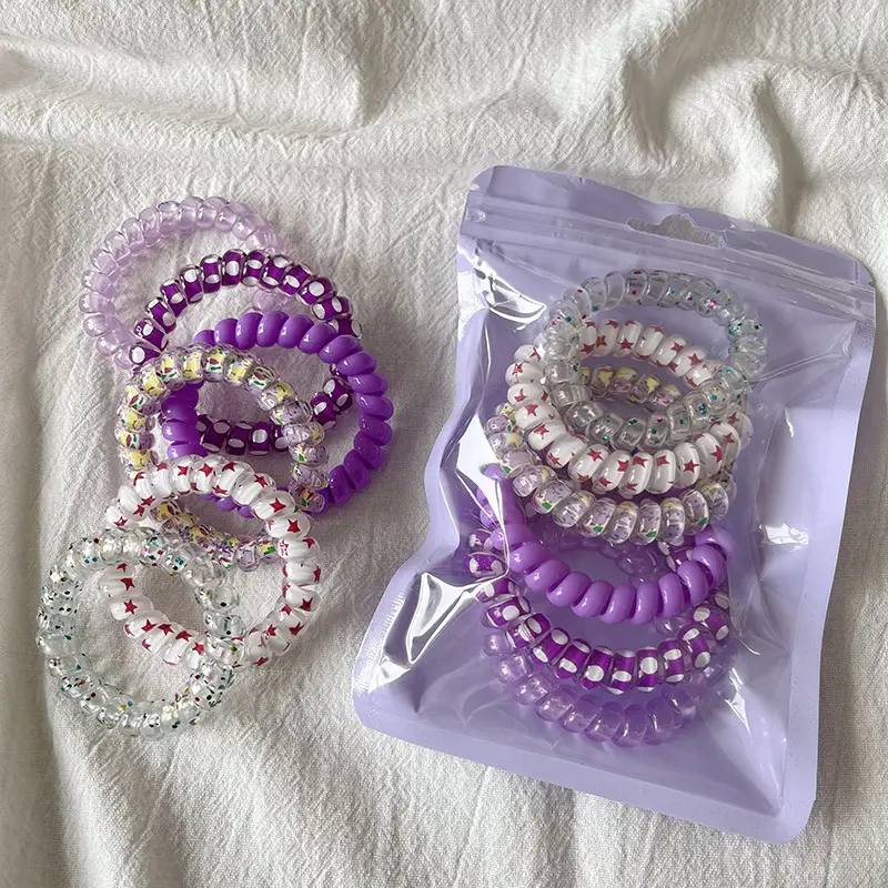 Turquoise Beaded Hair Bands for Women High Elastic — feature 8
