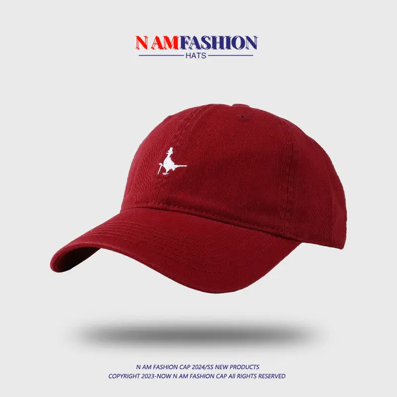 Pink Embroidered Baseball Cap for Women Plus Size — feature 10