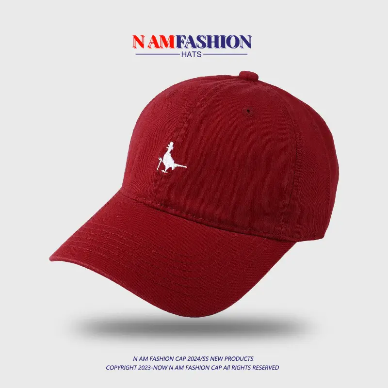 Pink Embroidered Baseball Cap for Women Plus Size — feature 7
