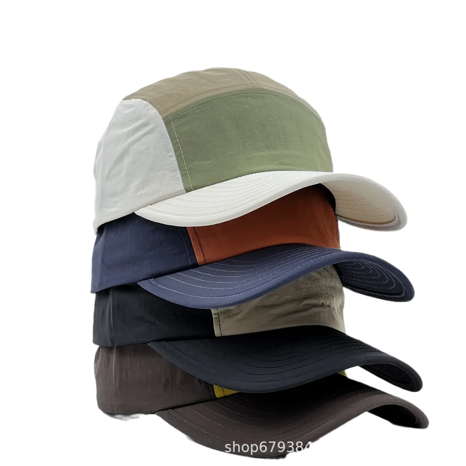 Women's Green Beige Baseball Cap Summer Sun Hat - Image 9