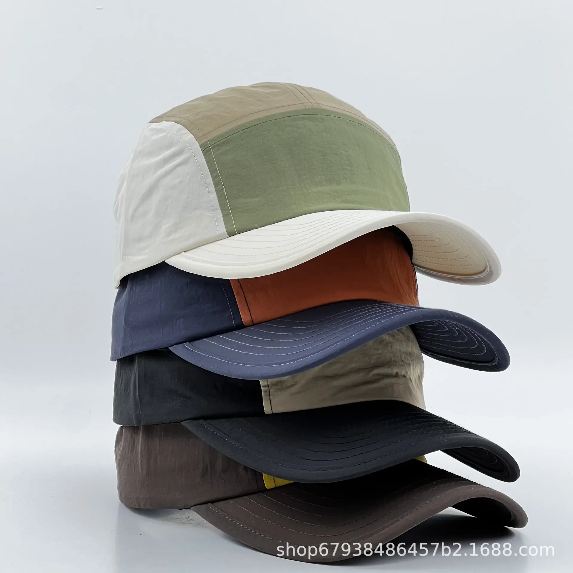 Women's Green Beige Baseball Cap Summer Sun Hat — feature 1