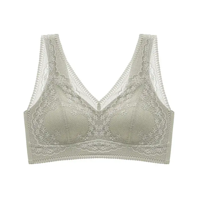 986 Original French Lace Push Up Bra Women's Anti-Sagging Breathable - Image 9