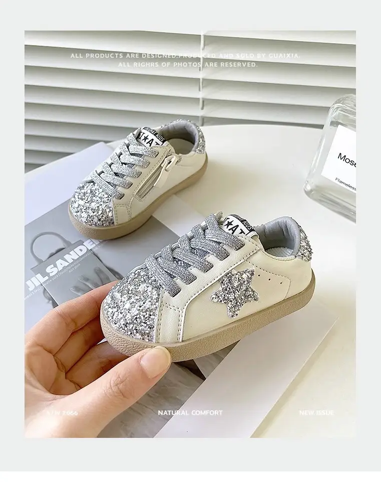 Baby Sneakers White Black Star 1-2Yrs Non-Slip — feature 18