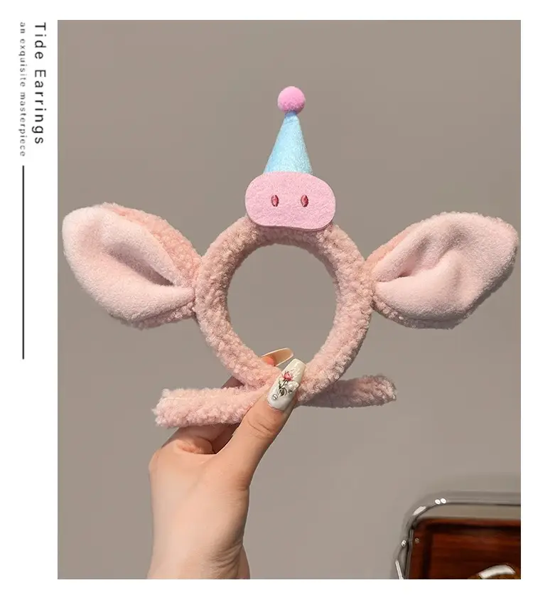 Cute Unicorn Hair Band with Cone Toy for Girls — feature 10