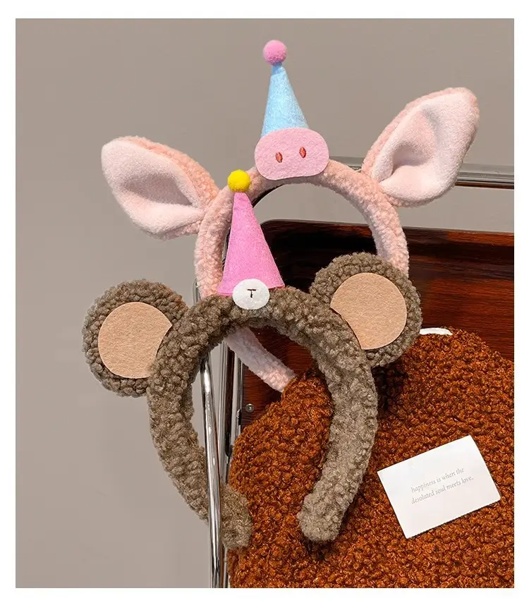 Cute Unicorn Hair Band with Cone Toy for Girls — feature 7
