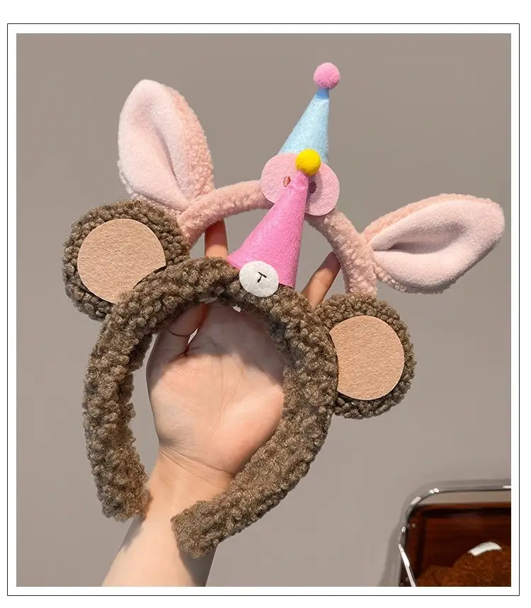 Cute Unicorn Hair Band with Cone Toy for Girls — feature 8