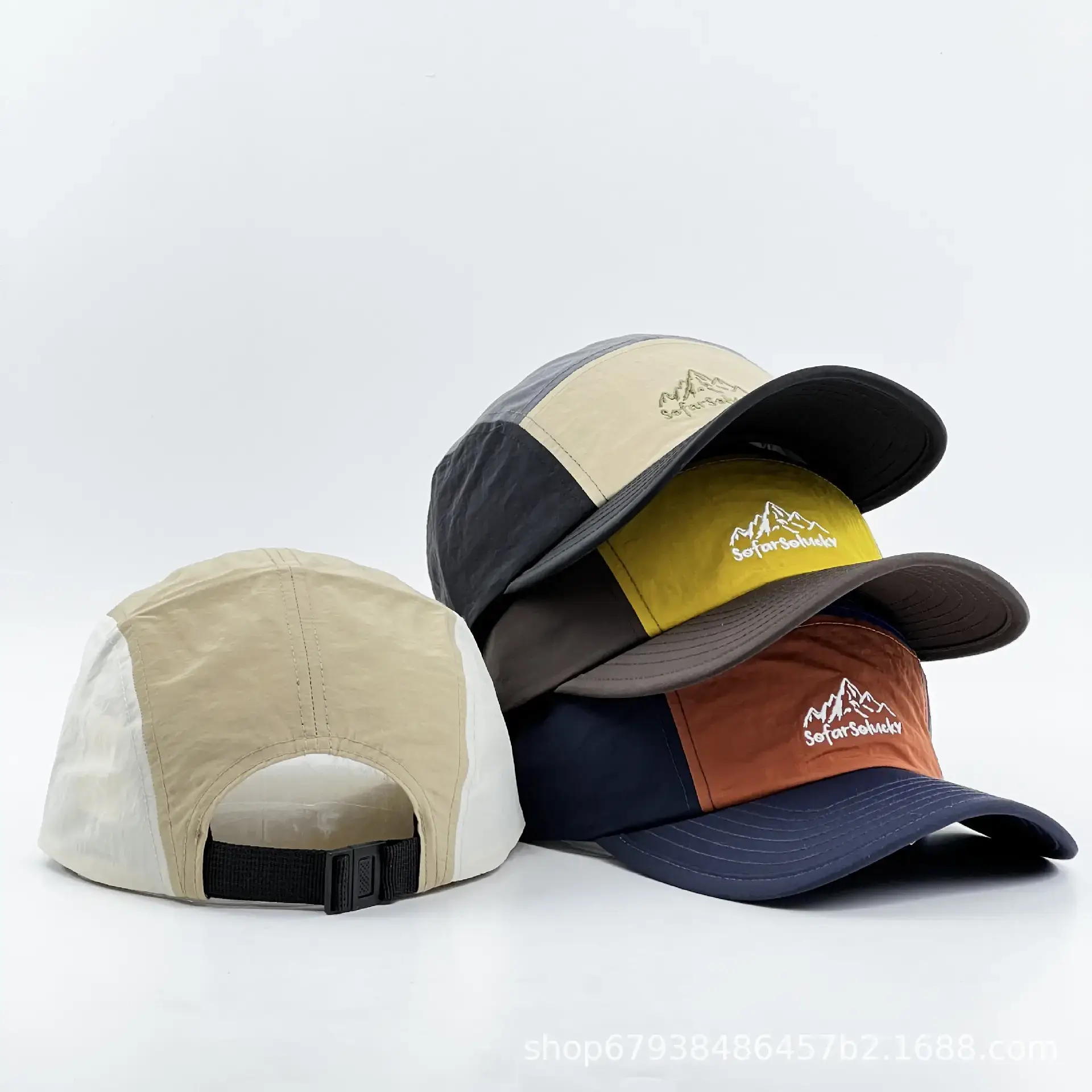Men Sun Protection Beaded Cap Summer Baseball — feature 1