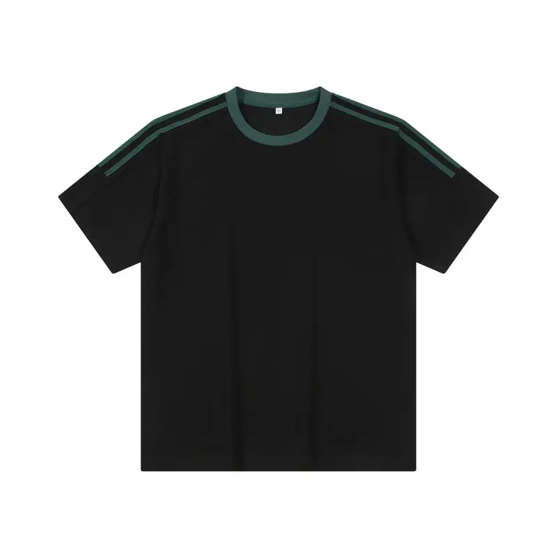 Dengjue Men's T-Shirt Brown White Green Black - Image 2