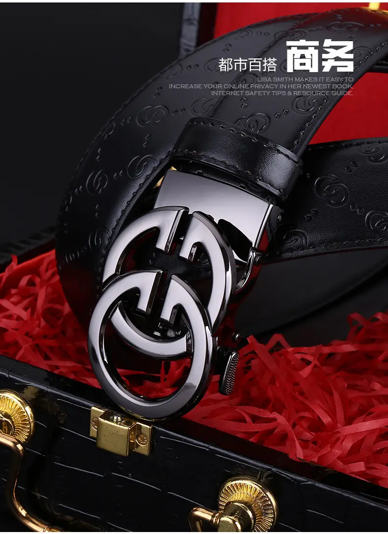Men's High-End Automatic Buckle Belt — feature 3