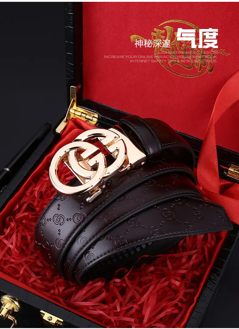 Men's High-End Automatic Buckle Belt — feature 5