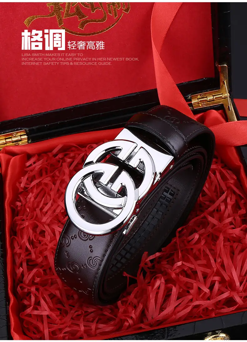 Men's High-End Automatic Buckle Belt — feature 6