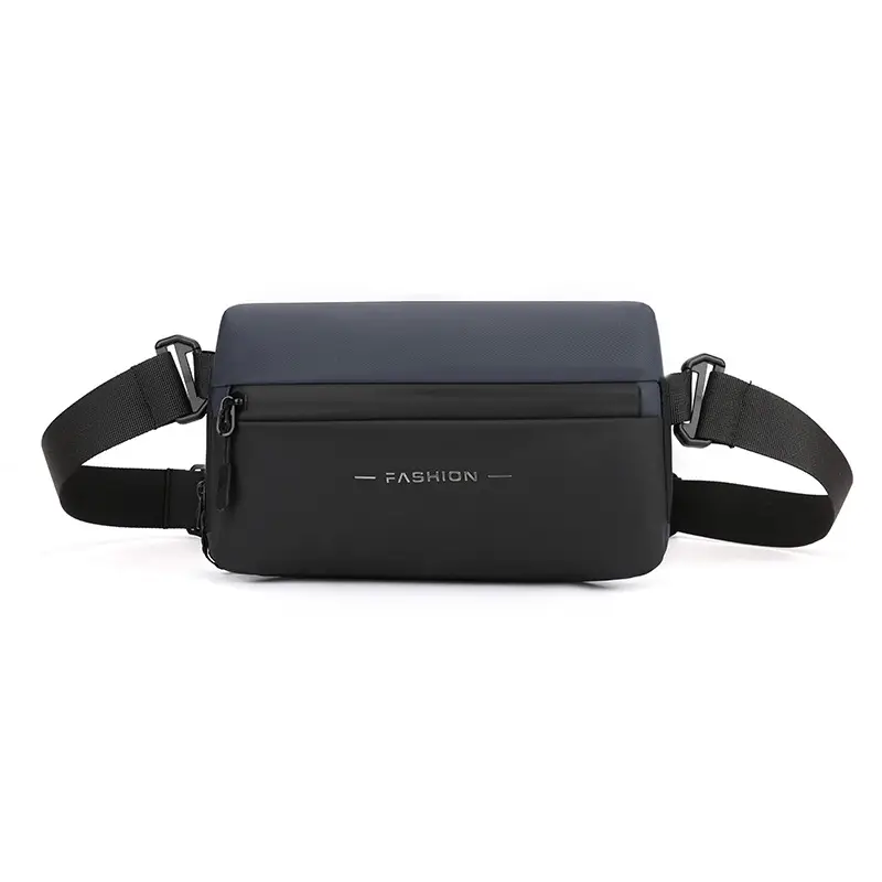Men's Black Waterproof Crossbody Chest Bag - Image 7
