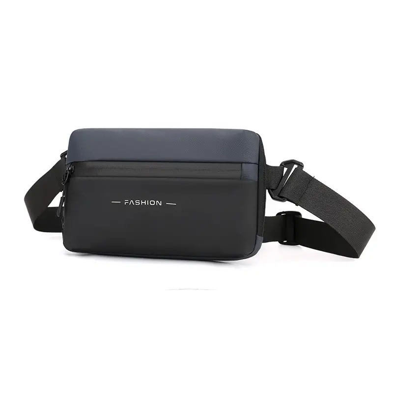 Men's Black Waterproof Crossbody Chest Bag — feature 14