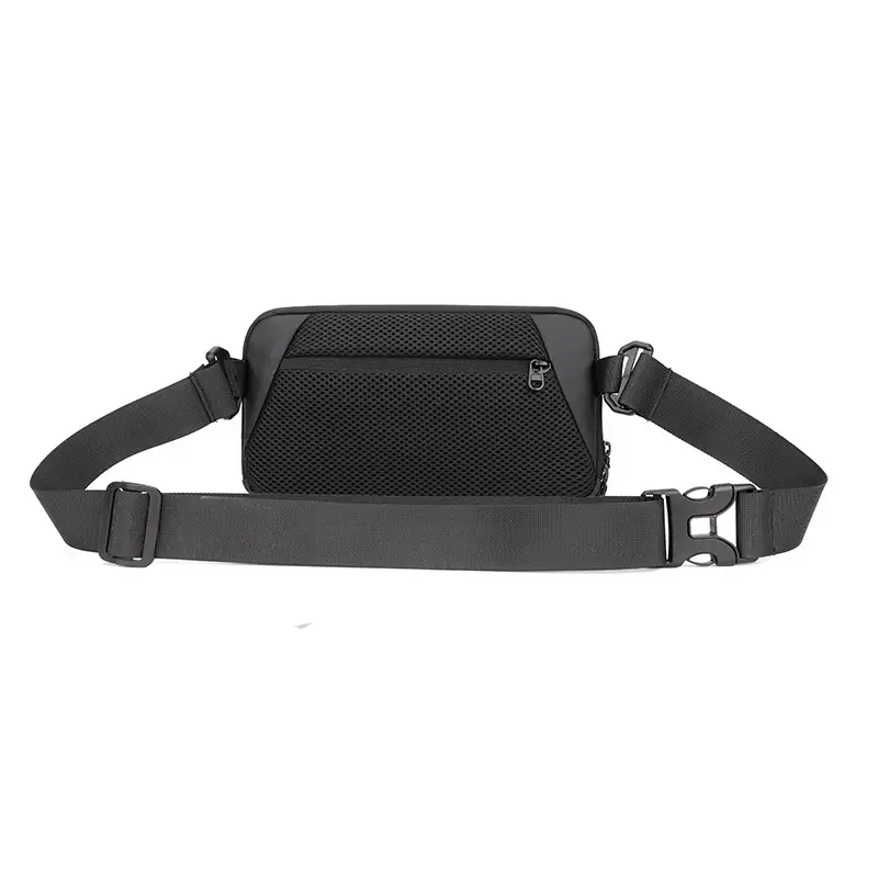 Men's Black Waterproof Crossbody Chest Bag — feature 21