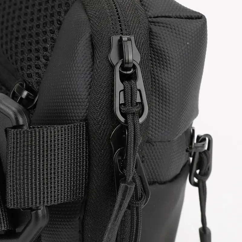 Men's Black Waterproof Crossbody Chest Bag — feature 25