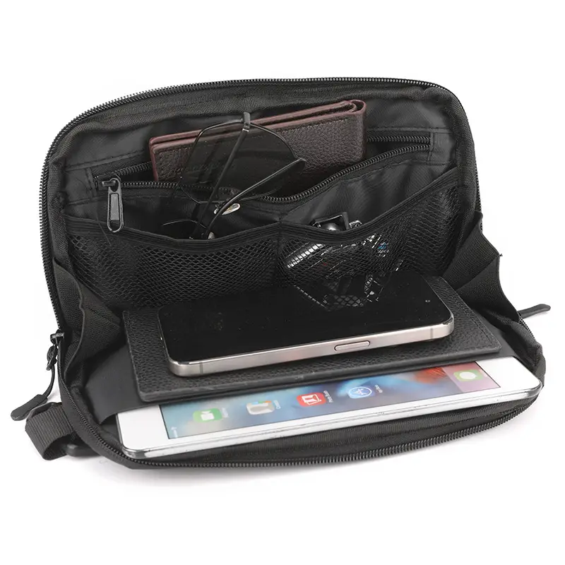 Men's Black Waterproof Crossbody Chest Bag — feature 33