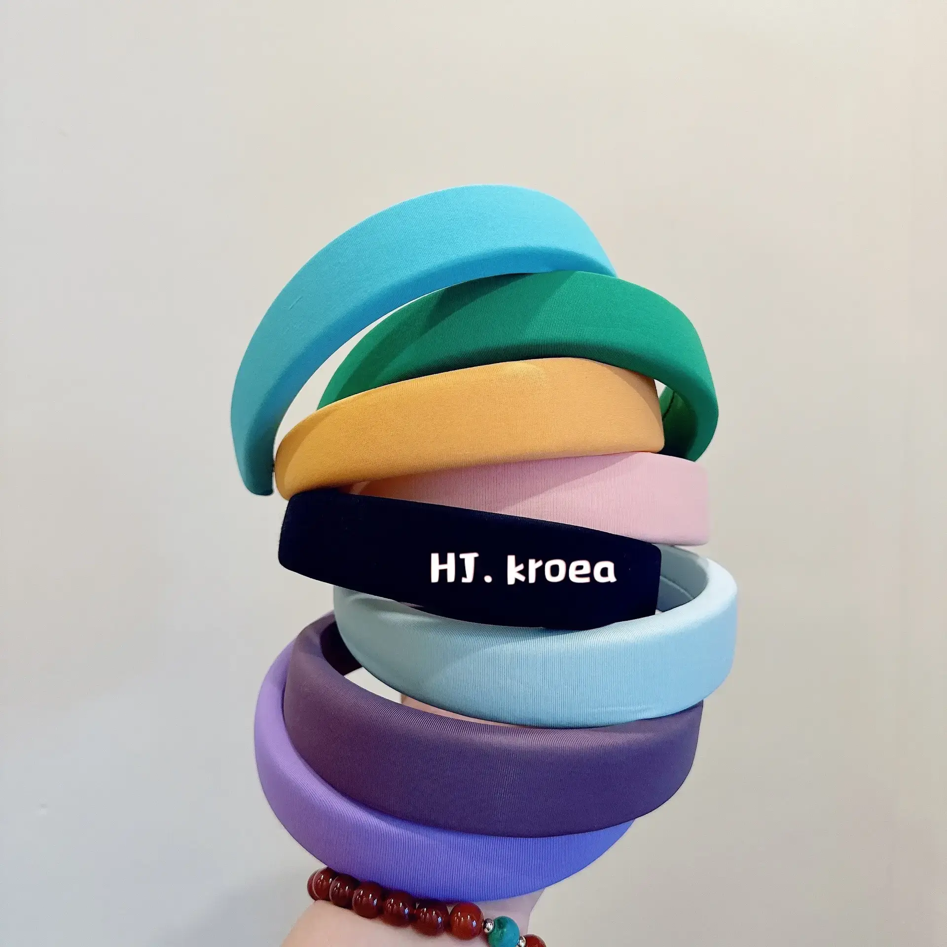 Blue Japanese Style Skull Age Reduction Headband for Women — feature 2