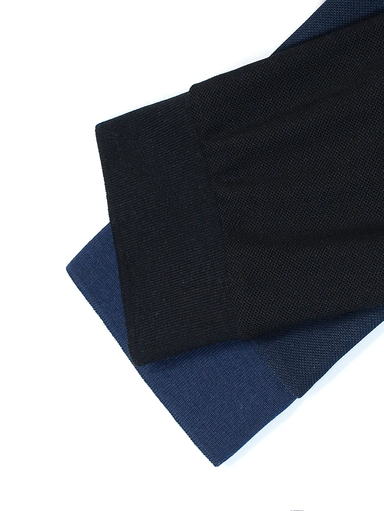 Men Long Sleeve Polo Shirt Blue Black Striped 2024 — feature 5