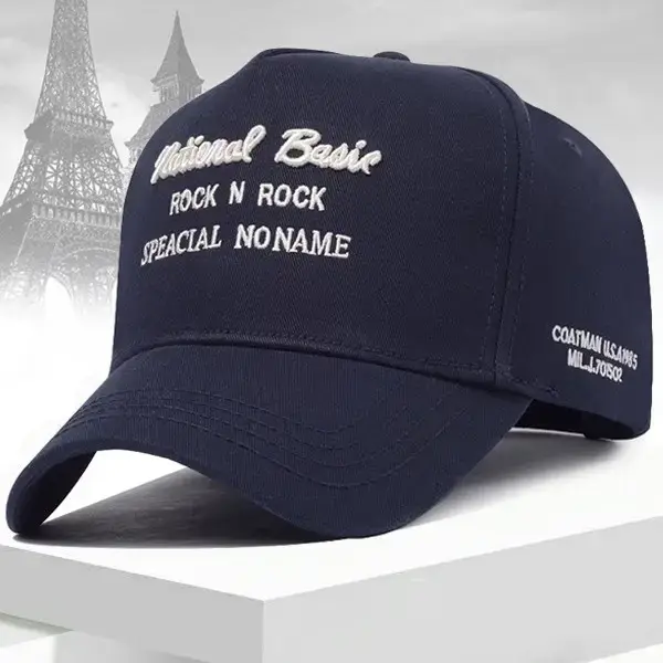 Korean Style High-Top Baseball Cap for Men - Image 7