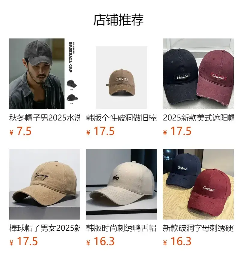Korean Style High-Top Baseball Cap for Men — feature 2